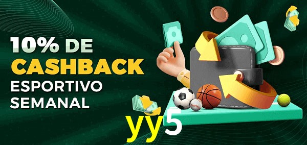 10% de bônus de cashback na yy5